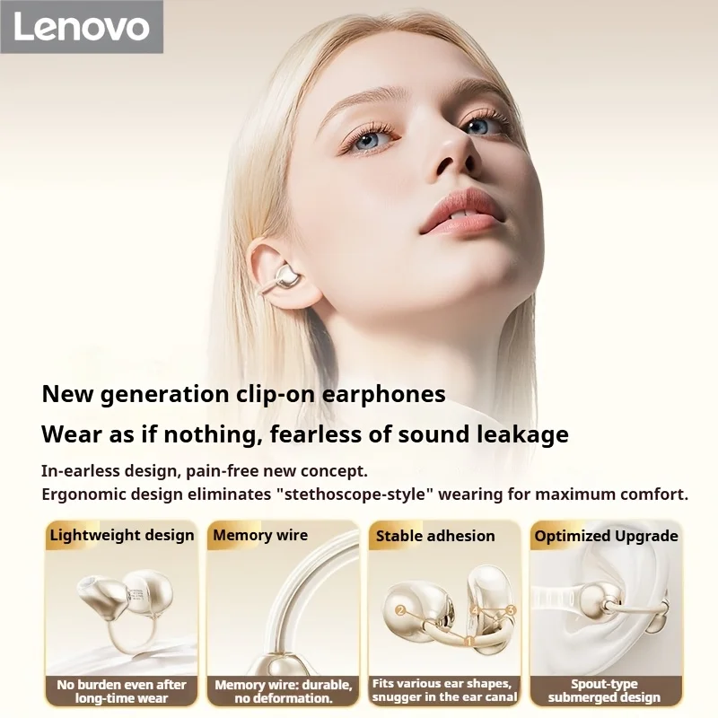 Original Lenovo XA390 True Wir - Sports Earphone Hook recension och pris