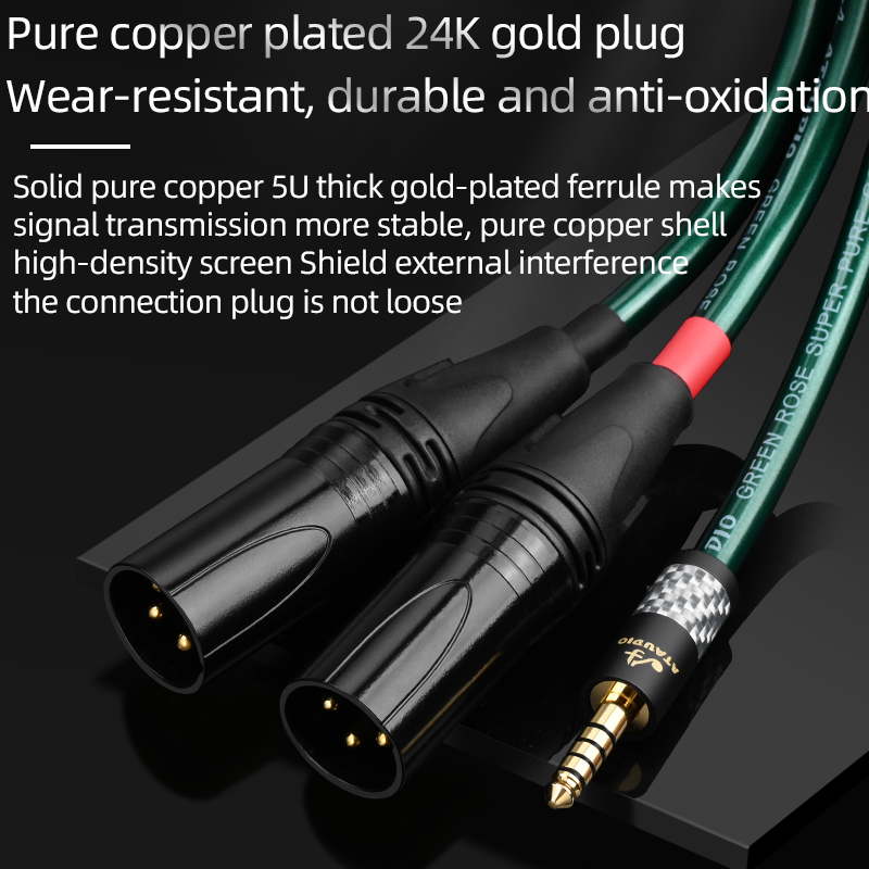 ATAUDIO HIFI 4.4mm Balanced Ma - Audio Splitter Y recension och pris