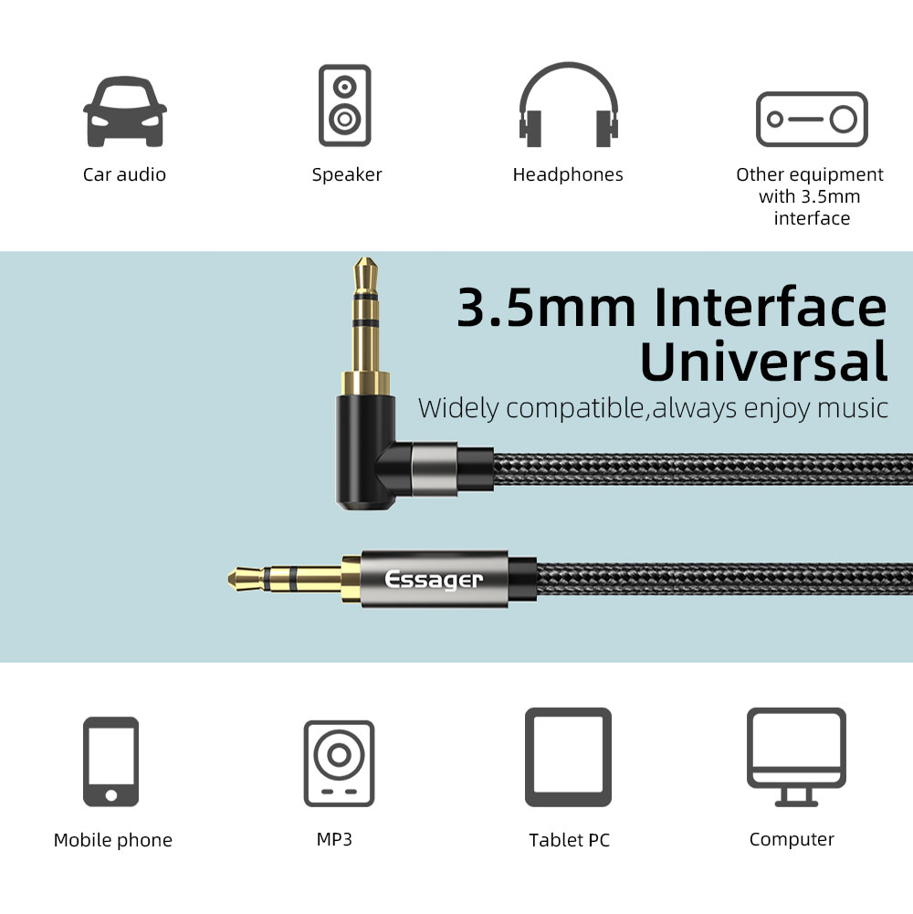 Essager Aux Extension Cable 3. - Cable Extension 3.5 recension och pris