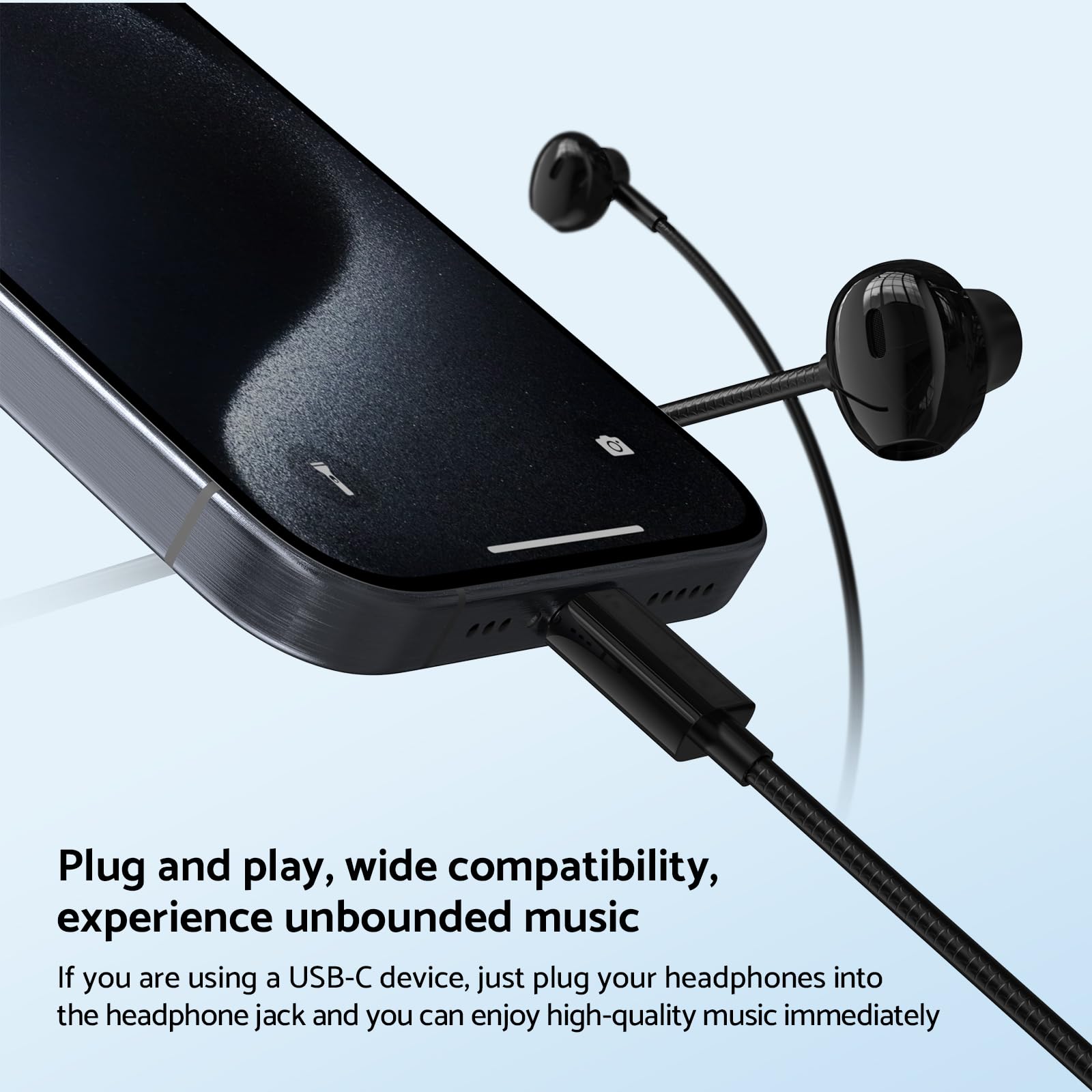 9D Bass Stereo Type C and 3.5m - Audiophile Headphone Wired recension och pris