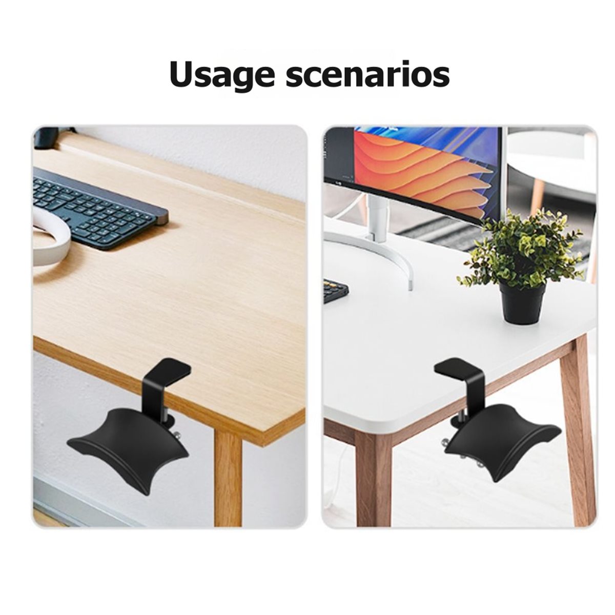 DT75BG Adjustable Rotatable Ar - Headphone Stand Desk recension och pris