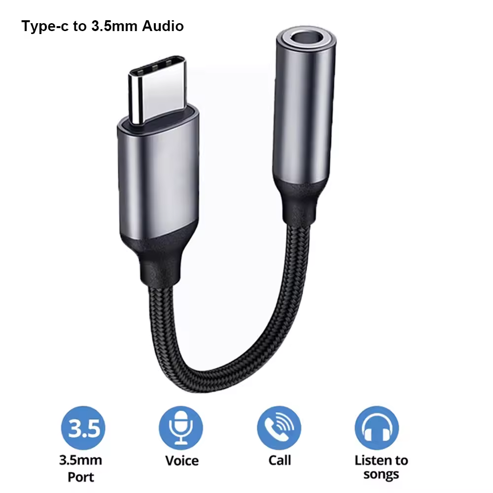 USB C 3.5mm Audio Adapter USB  - Audiophile Headphone Wired recension och pris