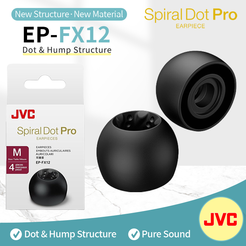 JVC EP FX12 Spiral Dot Pro Com - In Ear Monitor Iem recension och pris